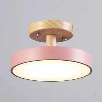 Светильник «Ринд» LED 13 Вт 4000К розовый 181810 см BayerLux
