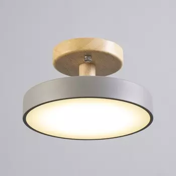 Светильник "Ринд" LED 13Вт 4000К серый 18х18х10 см BayerLux