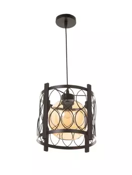 Светильник «Рок» 140 Вт Е27 черный 272724(+100)см