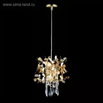 Светильник ROMEO 2x60Вт Е14 золото 25x25x175см