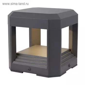 Светильник Outdoor O019FL-L13GR3K, LED, 13Вт, 15,1х15,1х15,1 см, 330Лм, цвет серый