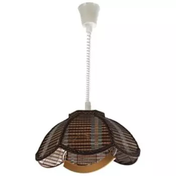 Светильник "Розэльва" 1x13Вт E27 коричневый 39,5x39,5x100см