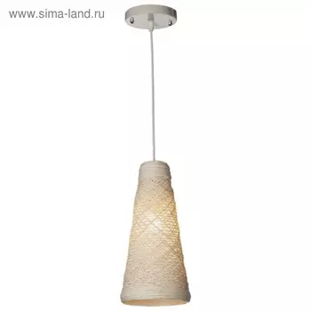 Светильник «Розена», 1x40Вт E27, цвет белый 15x15x130 см