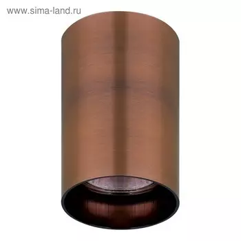 Светильник RULLO 50Вт GU10 медь 6x6x10см