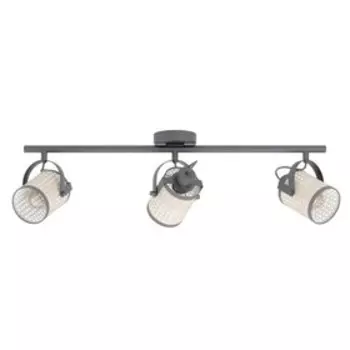 Светильник RUSCOMB, 3x10Вт E27, цвет чёрный