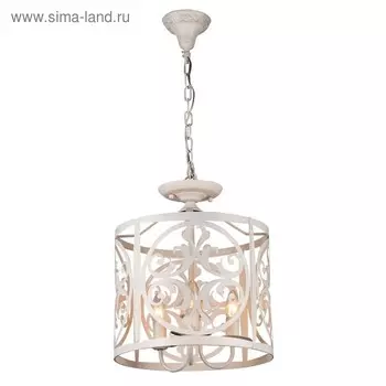 Светильник Rustika 3x60Вт E14 кремовое золото 36x36x43см