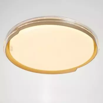 Светильник с ПДУ 1434/1GD LED 80Вт золото 49,5х49,5х7,5 см