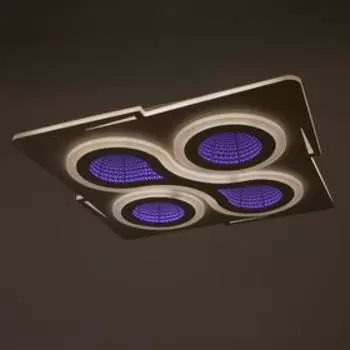 Светильник с ПДУ 1581/4 LED 220Вт диммер белый d.50 см