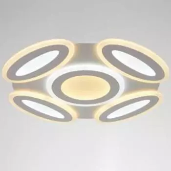 Светильник с ПДУ 1584/5 LED 200Вт диммер белый d.50 см BayerLux