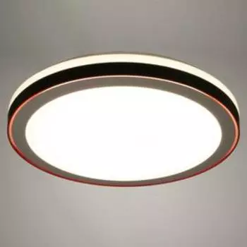 Светильник с ПДУ 1623/1RD LED 72Вт 3000-6000К черно-красный 49х49х7 см