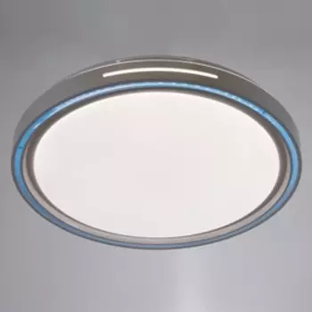 Светильник с ПДУ 2124/1BL LED 96Вт 3000-6000К диммер бело-синий 48х48х8 см