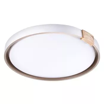 Светильник с ПДУ 2127/1 LED 96Вт 3000-6000К диммер бело-золотой 50х50х8 см