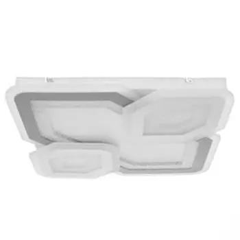 Светильник с ПДУ 60617/1 LED 180Вт белый-серый 50х50х5,5 см