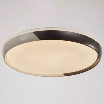 Светильник с ПДУ 670018N LED 72Вт 3 режима 3000-6000К диммер белый-кофе 50х50х8 см
