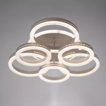 Светильник с ПДУ 74653/3+3+1 LED 165Вт диммер 3000-6000К белый 60х60х13 см BayerLux