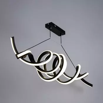 Светильник с ПДУ «Авен» LED 96 Вт 3000-6000К черный 901816 см