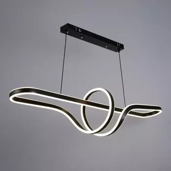 Светильник с ПДУ «Кендо» LED 160 Вт 3000-6000К черный 1002425-125 см