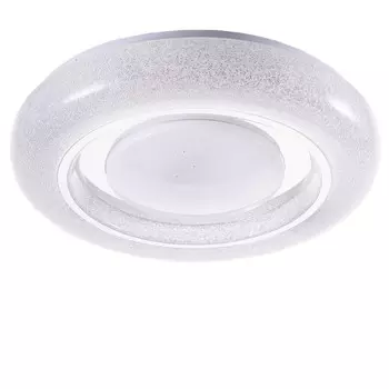 Светильник с ПДУ "Вортекс" диммируемый LED 48Вт 3000-6000К 38х38х8 см.