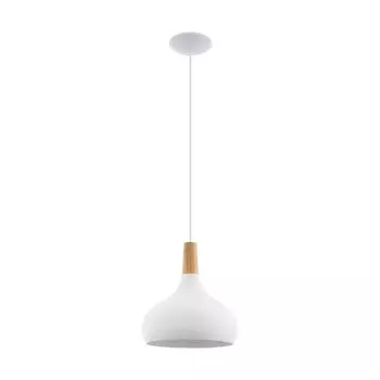 Светильник SABINAR, 1x60Вт E27, цвет белый, коричневый