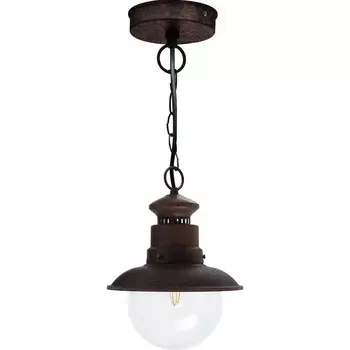 Светильник садово-парковый Feron PL575, IP44, E27, 60 Вт, 215х215х750 мм, цвет коричневый