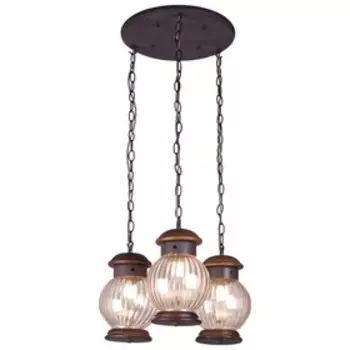 Светильник "Санта" 3x40Вт E27 дуб 41x41x94см