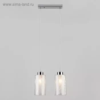 Светильник Santos, 2x60Вт E27, цвет хром