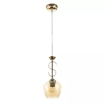 Светильник Sara 1х40Вт Е27 золото 13х13х80(32)см