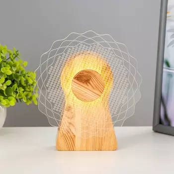 Светильник сенсорный «Цветок» LED крутится 6 Вт USB 15416 см RISALUX