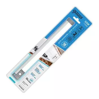 Светильник сенсорный Gauss модель E, 3,5Вт LED, 4000К, 350лм, цвет белый
