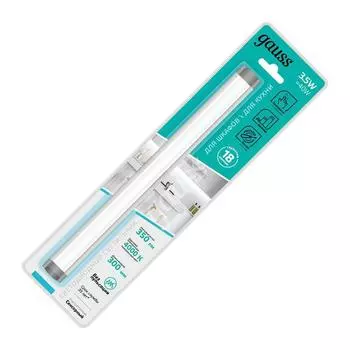 Светильник сенсорный Gauss модель G, 3,5Вт LED, 4000К, 350лм, цвет белый