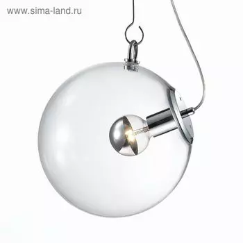 Светильник подвесной St Luce. SL550.103.01. Senza. 1х60 Вт, E27, 25х25х27 см, цвет хром