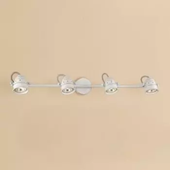 Светильник «Сфера» 4x50Вт GU10 белый, золото 76x18,5x9,5см