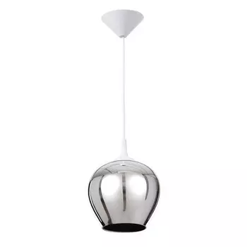 Светильник Шакира 1хЕ27 белый/хром 20х20х18см