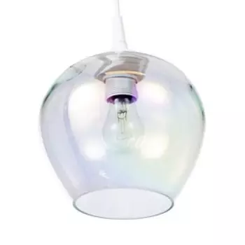 Светильник Шакира 1хЕ27 белый/перламутровый 20х20х18см