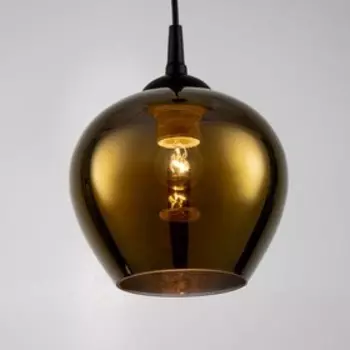 Светильник BayerLux Шакира 1хЕ27 золото 20х20х18см