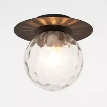 Светильник "Шар" 1хЕ27 черный 15х15х18см BayerLux