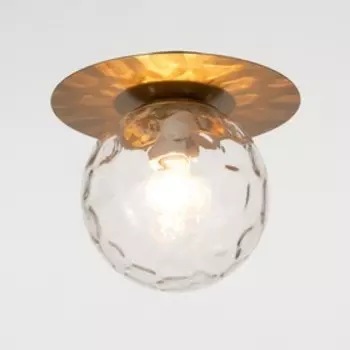 Светильник "Шар" 1хЕ27 золото 15х15х18см