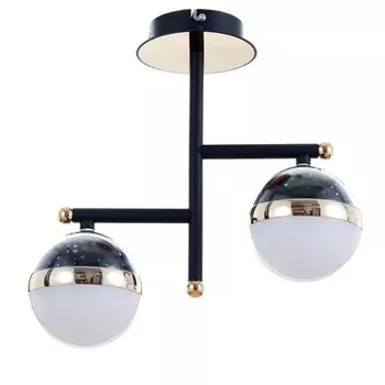 Светильник "Шедар" LED 18Вт 3000-6000К черно-золотой 35х18х30 см BayerLux