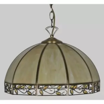 Светильник «Шербург-2», 3x75Вт E27, цвет бежевый, янтарь