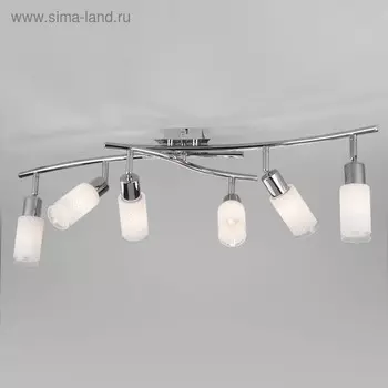 Светильник Sherwood 6x40Вт E14 хром