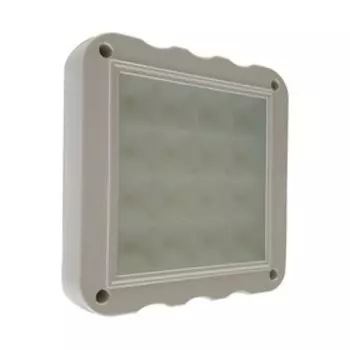 Светильник «Сигма», 1x8Вт LED белый 22,5x22,5x3,5 см