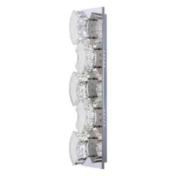 Светильник SILURUS 1x15Вт LED хром 59x12x10см