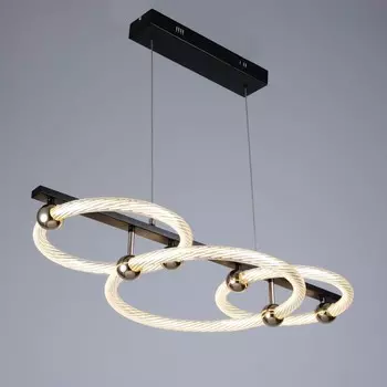 Светильник "Слинт" LED 146Вт золото 80х39х12-162 см BayerLux