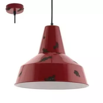 Светильник SOMERTON 1x60Вт E27 красный 40x40x110см