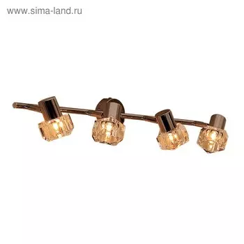 Светильник "Соната" 4x40Вт G9 хром 15x10x71см