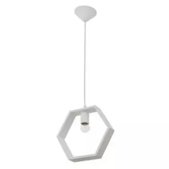 Светильник "Соты" 1*40Вт Е27 белый 25х6х28-128 см