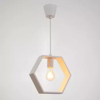 Светильник "Соты" 1*40Вт Е27 белый 7х24х27