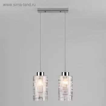 Светильник Stella, 2x60Вт E27, цвет хром