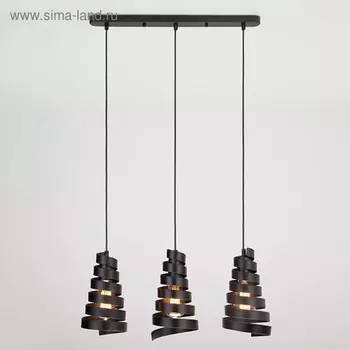 Светильник Storm 3x40Вт Е27 чёрный 57x12,3x96см
