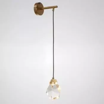 Светильник "Стоун" 1хLED 5Вт 3000К золото 9,5х10х16 см